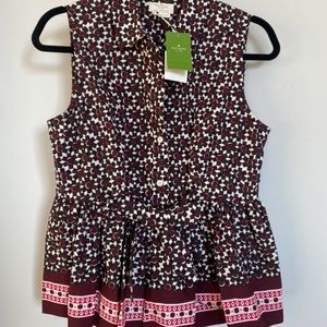 Kate Spade Peplum Top